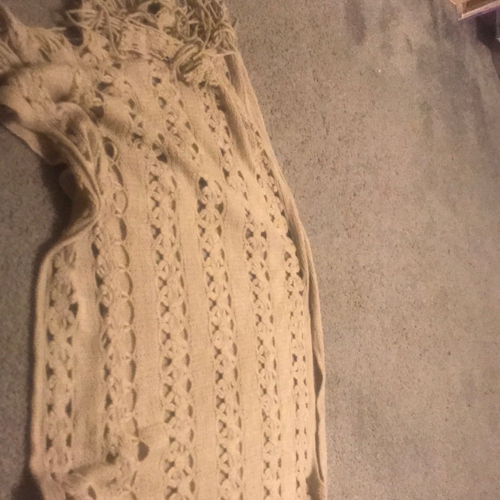 Tan cute over shirt/sweater